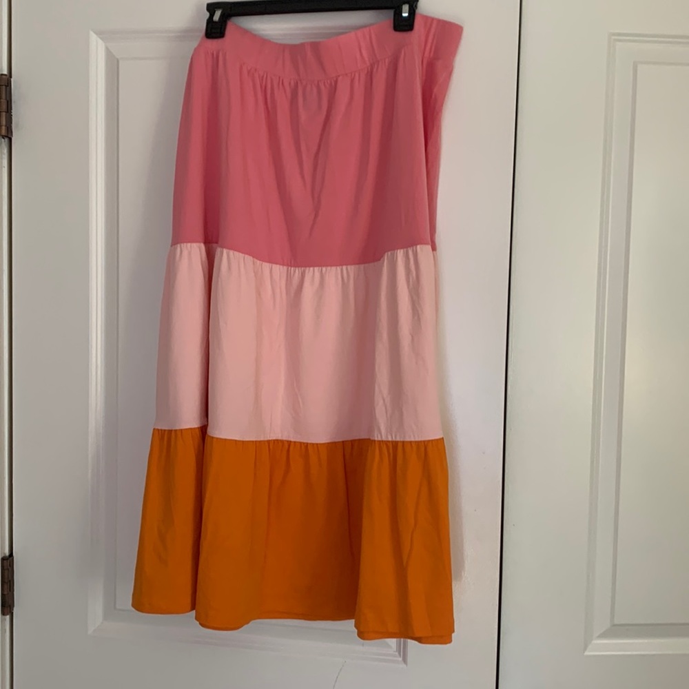 Lands’ End Tencel Soft Fiber, Midi Skirt